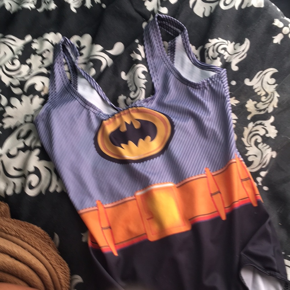 Batman one piece bathing suit